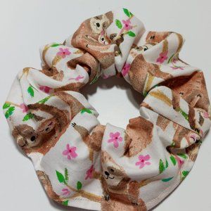 Sloth Girls Hair Scrunchie